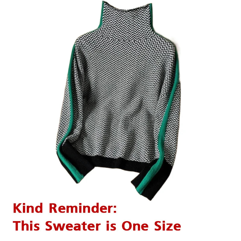 Sweater Knitted Turtleneck