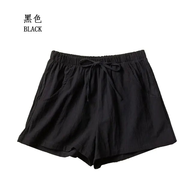 Summer Cotton Linen Shorts