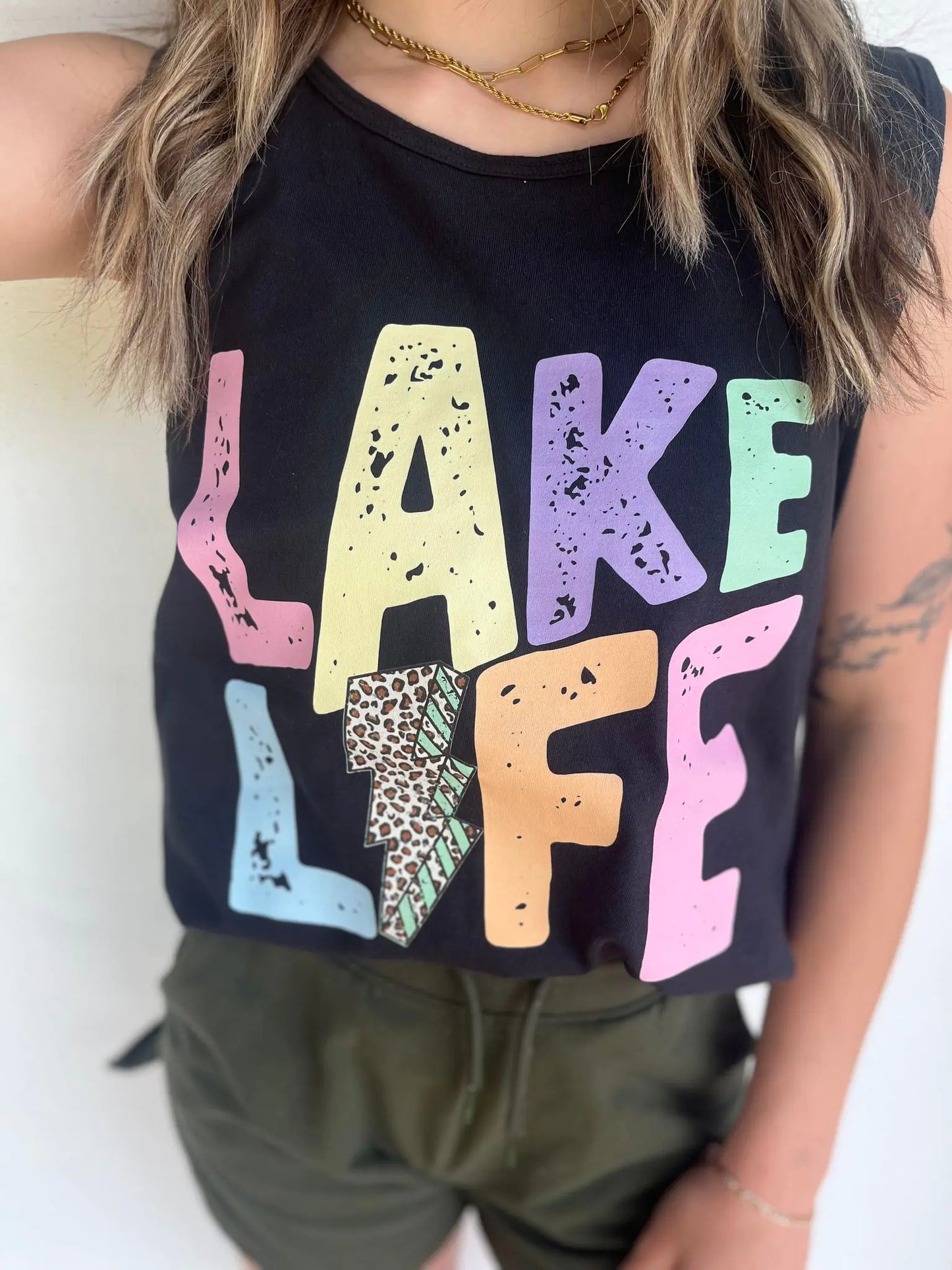 Retro Lake Life Tank