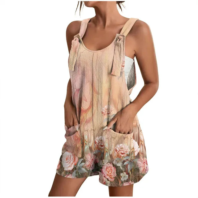 2023 New Women Jumpsuits Summer Shorts